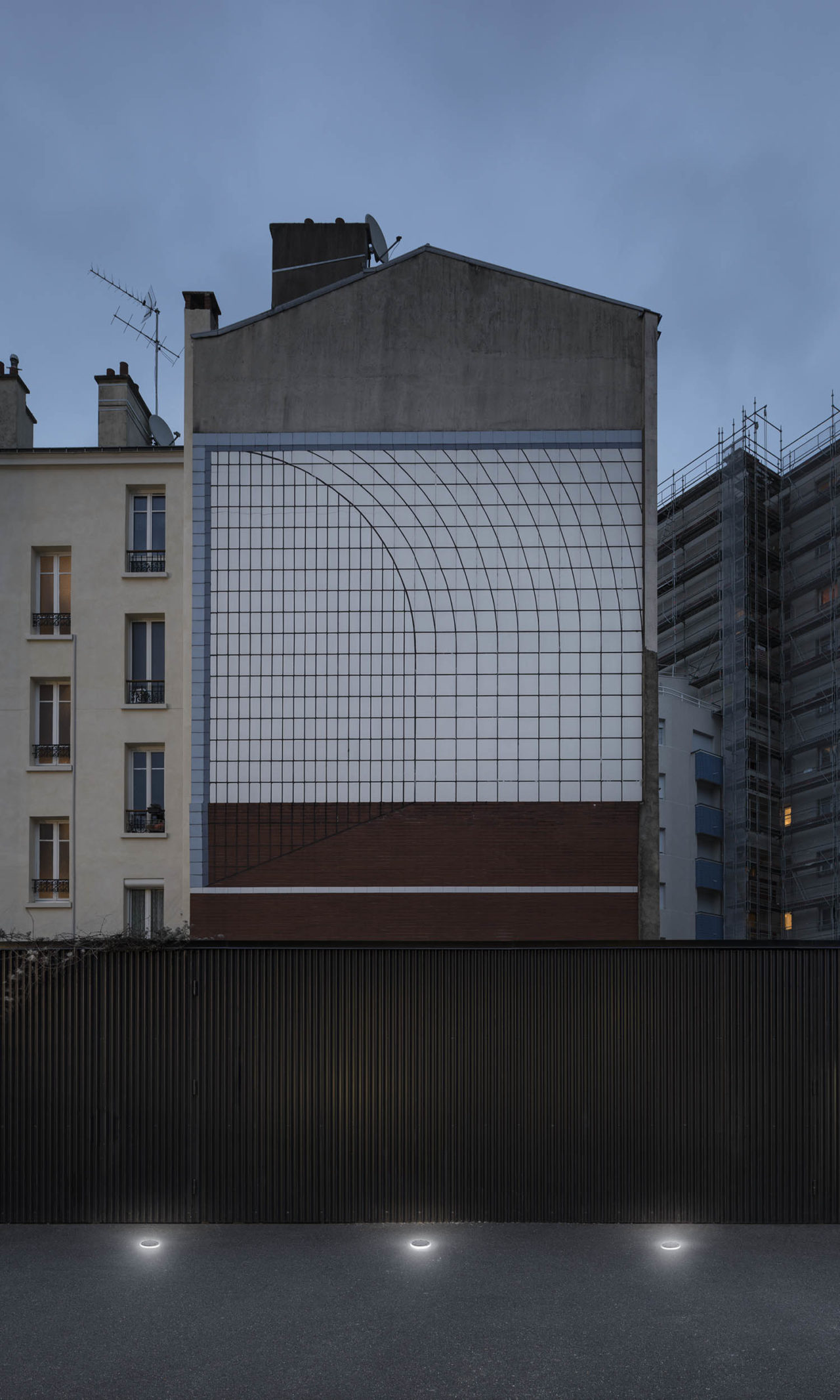 Skilled Outdoor Recessed Led by Nemo Studio Floor Lamps